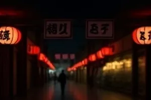 《雾港旧信》封面，雨夜旧邮局与递信的手部特写